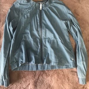 Fabletics chambray jacket